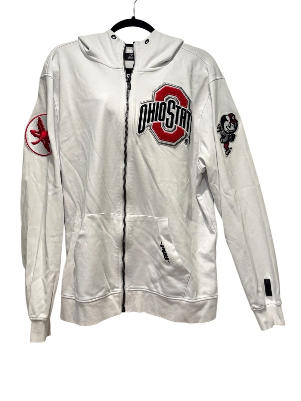 Pro Standard - Ohio State Buckeyes - Men's Classic Full Zip Hoodie. Size XL - Picture 3 of 15